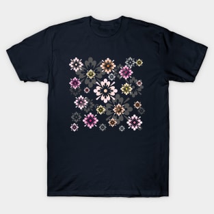 Beautiful Flower Pattern T-Shirt